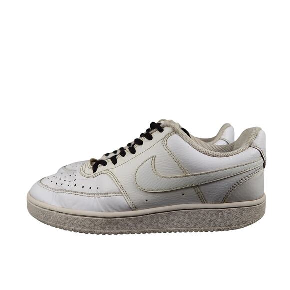 Nike Shoes Womens 8 Sneakers Court Vision Low Basketball Trainers Leather White - Picture 4 of 12